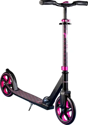 Immagine prodotto di muuwmi Aluminium Scooter Pro - monopattino, 215 mm, ABEC 7, bambini e adulti, omologato GS, regolabile in altezza, nuovo rosa