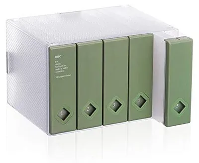 Productafbeelding van Ruimtebesparende Opbergdozen voor CD/DVD/Blu-ray tot 120 Schijven