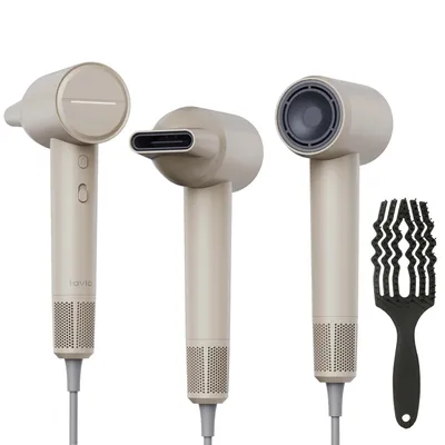 Image de Sèche-cheveux professionnel Lovio Air Flow, beige, modèle LVHD001BE