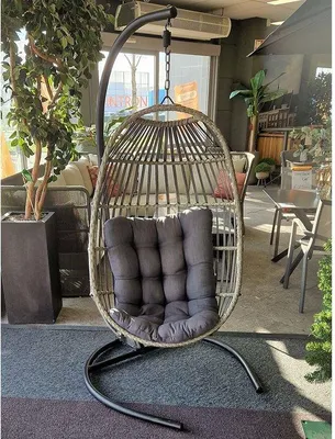 Produktbild von Hängesessel SenS-Line garden furniture 90 x 90 x 205 cm Stahl schwarz braun
