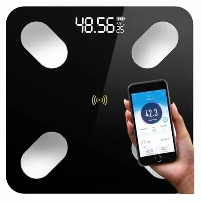 Produktbild von Analytische Badezimmerwaage 180 kg Bluetooth 8 Parameter, Speicher für 8 Personen