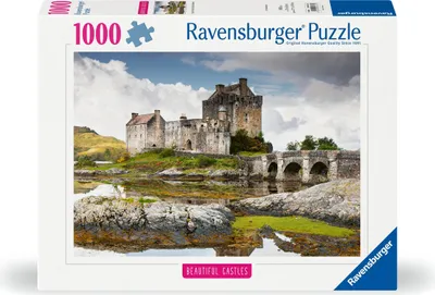 Produktbild von Ravensburger Puzzle 12001315, Beautiful Castles: Eilean Donan Castle, Schottland, 1000 Teile Puzzle für Erwachsene und K