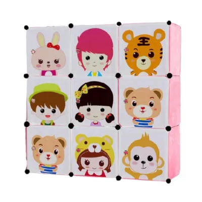 Immagine prodotto di Armadio modulare colorato per bambini per giocattoli e vestiti