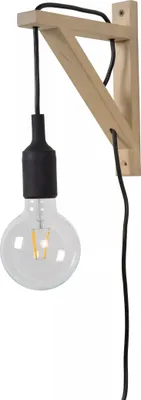 Immagine prodotto di Lampada da parete nera scandinava FIX WALL 1xE27 60W Lucide