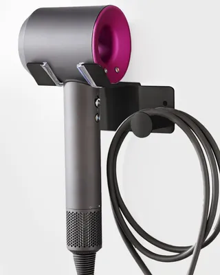 Produktbild von Föhn Halterung, Fönhalter Ohne Bohren, SUS304 Edelstahl Föhnhalter Wand Ohne Bohren Geeignet für die Meisten Haartrockner, Föhn Halterung Ohne Bohren