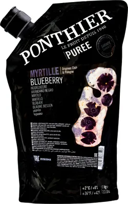 Produktbild von Food-United HEIDELBEEREN PÜREE Frucht-Püree von Ponthier 2x 1KG