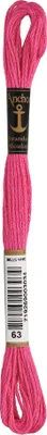 Produktbild von Anchor Sticktwist 4635000-00063 fuchsie Stickgarn, 100 % Baumwolle