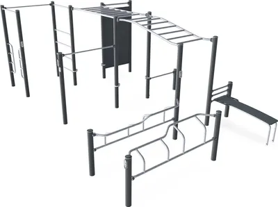 Produktbild von Kompan Outdoor-Fitness-Station "Pro 5"