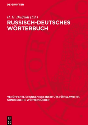 Produktbild von Russisch-deutsches Wörterbuch