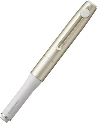 Productafbeelding van uni-ball 三菱鉛筆 uniball ZENTO signature model rollerball pen - Metalen ontwerp met magnetische dop - Medium 0,7 mm - Champagnegoud