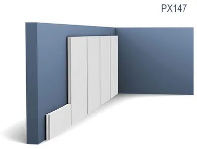 Produktbild von Orac Decor PX147 AXXENT Profilleiste Zierleiste Wandleiste Zierprofil weiß | 2 m