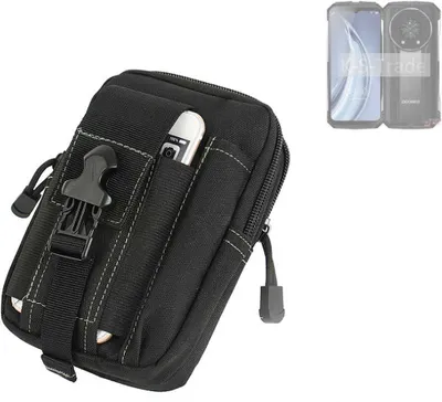 Produktbild von K-S-Trade Gürtel Tasche kompatibel mit Doogee S110 Gürteltasche Holster Schutz Hülle Handy Hülle Smartphone outdoor Handy-Hülle schwarz