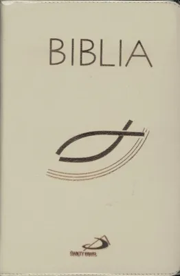 Zdjęcie produktu dla Biblia z rybką z suwakiem ecru