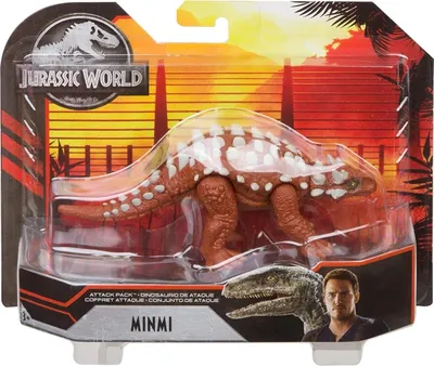 Produktbild von Mattel FPF11; GJN60 - Jurassic World Dino Rivals Attack Pack Minmi