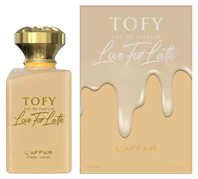 Produktbild von Allure Tofy Love for Latte Eau de Parfum Unisex 100 ml Kaffee Milch Karamell Vanille