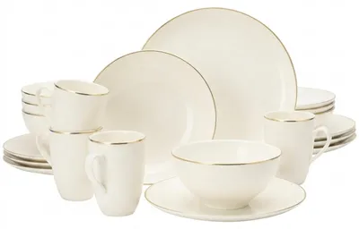 Produktbild von Seltmann Weiden Savona Kombiservice 20-teilig Goldlinie