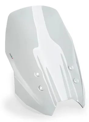 Imagen del producto de Deflector Puig V-Tech Line Touring, dimensiones 650 x 465 mm, con homologación europea (ABE), para Kymco AK550 Premium, modelos de 2024 a 2026