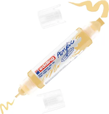Zdjęcie produktu dla Marker akrylowy edding e-5400 3D, podwójna końcówka, kolor pastelowy | 1 sztuka | 5 sztuk