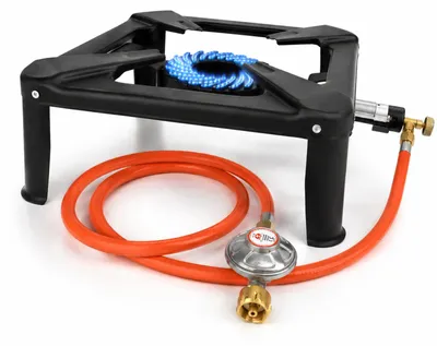 Produktbild von Bituxx Gaskocher Hockerkocher 7 kW Schwarz MS-17835 ohne Gaskartusche