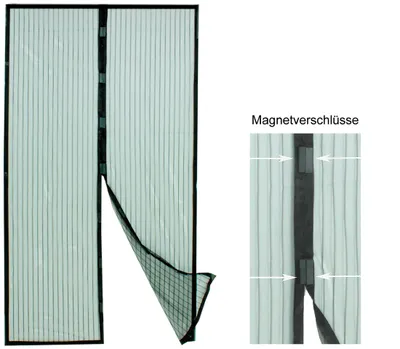Produktbild von Insektenschutzvorhang mit Magneten 210 cm x 100 cm