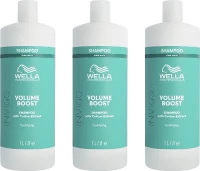 Produktbild von Invigo Volume Boost Bodifying Shampoo 3x1000 ml