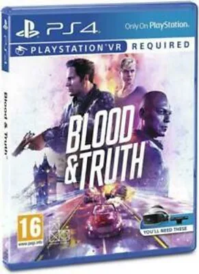 Produktbild von Sony Interactive Entertainment Blood & Truth, PlayStation 4, M (Reif), Virtual Reality (VR)-Headset erforderlich