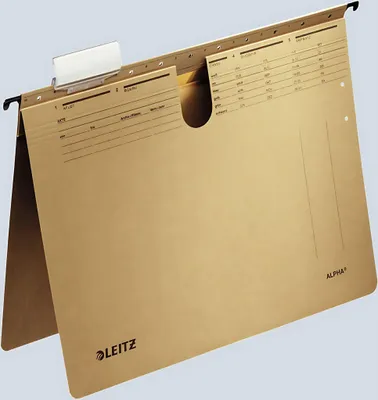 Produktbild von Leitz ALPHA, Braun, A4, Pappe, Polypropylene