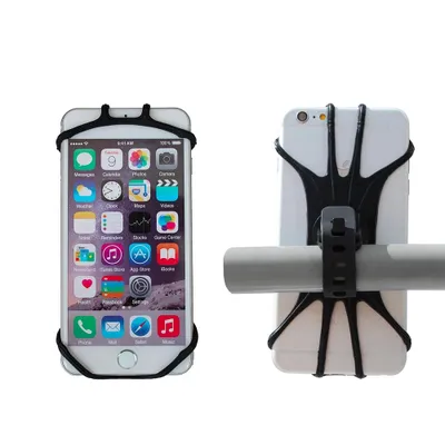 Image de Wantalis Support Vélo Téléphone Noir 4-6,5 Pouces