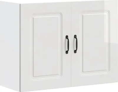 Produktbild von Möbel Küchen-Hängeschrank Kalmar Hochglanz-Weiß Holzwerkstoff - Küchenschränke 853589