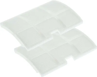 Produktbild von vhbw 2x Staubsaugerfilter Ersatz für Sebo 5143 für Staubsauger - Abluftfilter Weiß