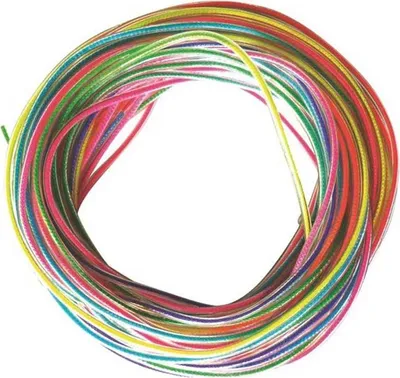 Image de 12 scoubidous fluorescents 80 cm