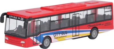 Produktbild von BUS MODELLE WAHRE Legierung rot lebensechte lebendige kleine tragbare Auto -Ornamentsgeschenk für älter als 3 Jahre alt