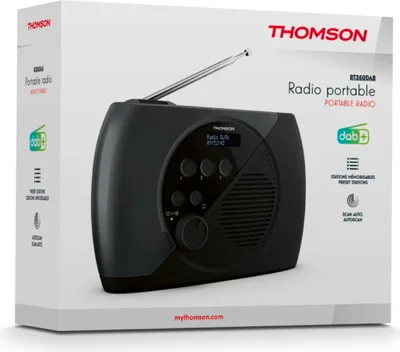 Produktbild von Thomson Bluetooth portables Radio RT350DAB schwarz TH389685