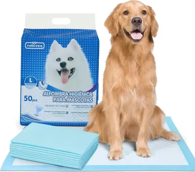 Produktbild von 50 x Ultra saugfähige Hunde Trainingsunterlagen Welpenunterlage Welpen Toilettenmatte, 60 * 90cm