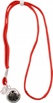 Produktbild von Schlüsselanhänger mit Glöckchen Buntes Band Taschenanhänger Geschenkidee Robust
