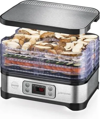 Immagine prodotto di Macom Superdry Essiccatore Schermo Lcd Timer 450 W Acciaio Nero