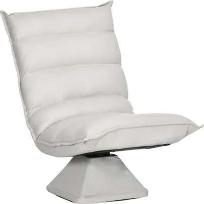 Produktbild von HOMCOM Bodensofa Bodenstuhl mit Verstellbarer Lehne, Drehbarer Meditationsstuhl