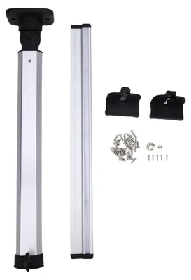 Productafbeelding van Set verstelbare schuifpoten voor klaptafel, met afneembaar aluminium frame voor caravans/aanhangwagens