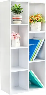 Image de Commode, armoire et bibliothèque pour le salon Blanc ModernHome