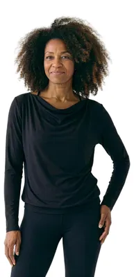 Produktbild von Yoga-Longsleeve flowing shakti "ala" - black
