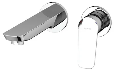 Zdjęcie produktu dla Bateria umywalkowa OLTENS Vernal, montaż na ścianie, zasięg 18,5 cm