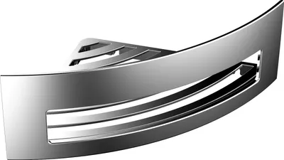 Produktbild von Emco-  Eckwandkorb emco system 2 chrom, verdeckte Befestigung, BxHxT: 184,5x80x184,5mm