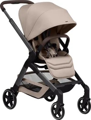 Produktbild von Joolz Hub2, Betthimmel, Leichtgewichtiger Kinderwagen, Unisex, Feste Räder, Faltbar, Graubraun