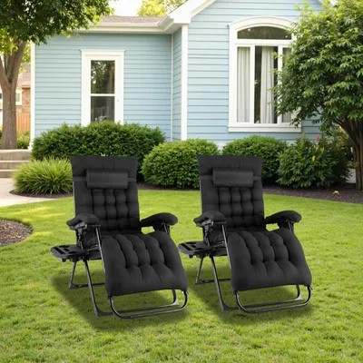 Image de Chaises de jardin - Chaises pliantes - Chaises longues - Fauteuils de jardin - Mobilier de jardin - Pliables - Dossier réglable