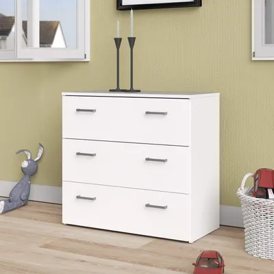 Productafbeelding van Ladekast Space Wit 3-lades - Giga Living