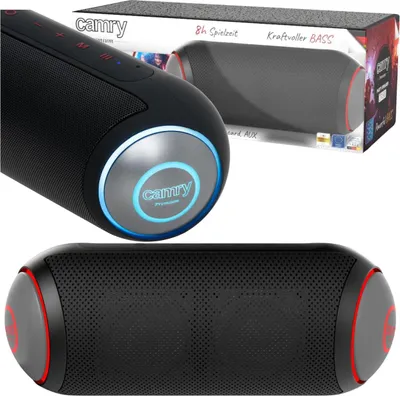 Produktbild von Camry Speaker | CR 1901 | 60 W | Waterproof | Bluetooth | Black | Portable | Wireless connection