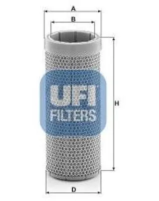 Produktbild von Luftfilter UFI 27.557.00 Filtereinsatz