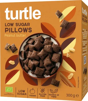 Produktbild von Zuckerarme Knusperkissen mit Erdnussfüllung  glutenfrei 300g