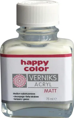 Image de Vernis acrylique transparent mat 75 ml Happy Color