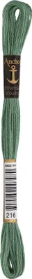 Produktbild von Anchor Sticktwist 4635000-00216 heugrün Stickgarn, 100 % Baumwolle